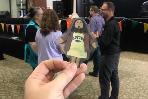 Flat Jesus at the Tri-Conference UCC Annual Meeting