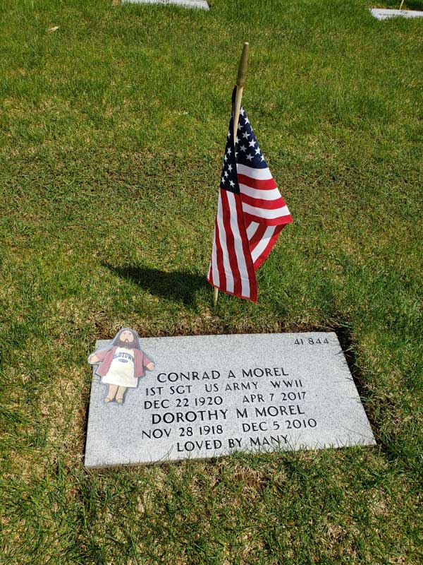 Flat Jesus Plants a Flag on Conrad's Grave