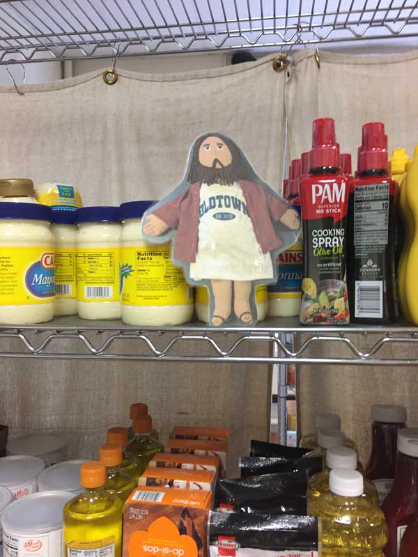 Flat Jesus Delivering Food To The Food Pantry Oldtown Church